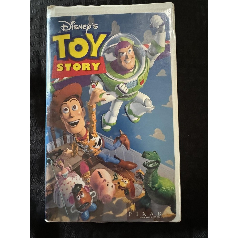 Toy Story VHS Disney Clamshell Case 1995 Pixar 6703 Buzz Lightyear Woody Vintage